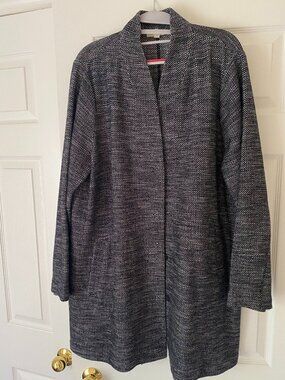 Eileen Fisher Cotton Tweed Jacket